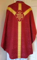 Red Gothic High Mass Vestment